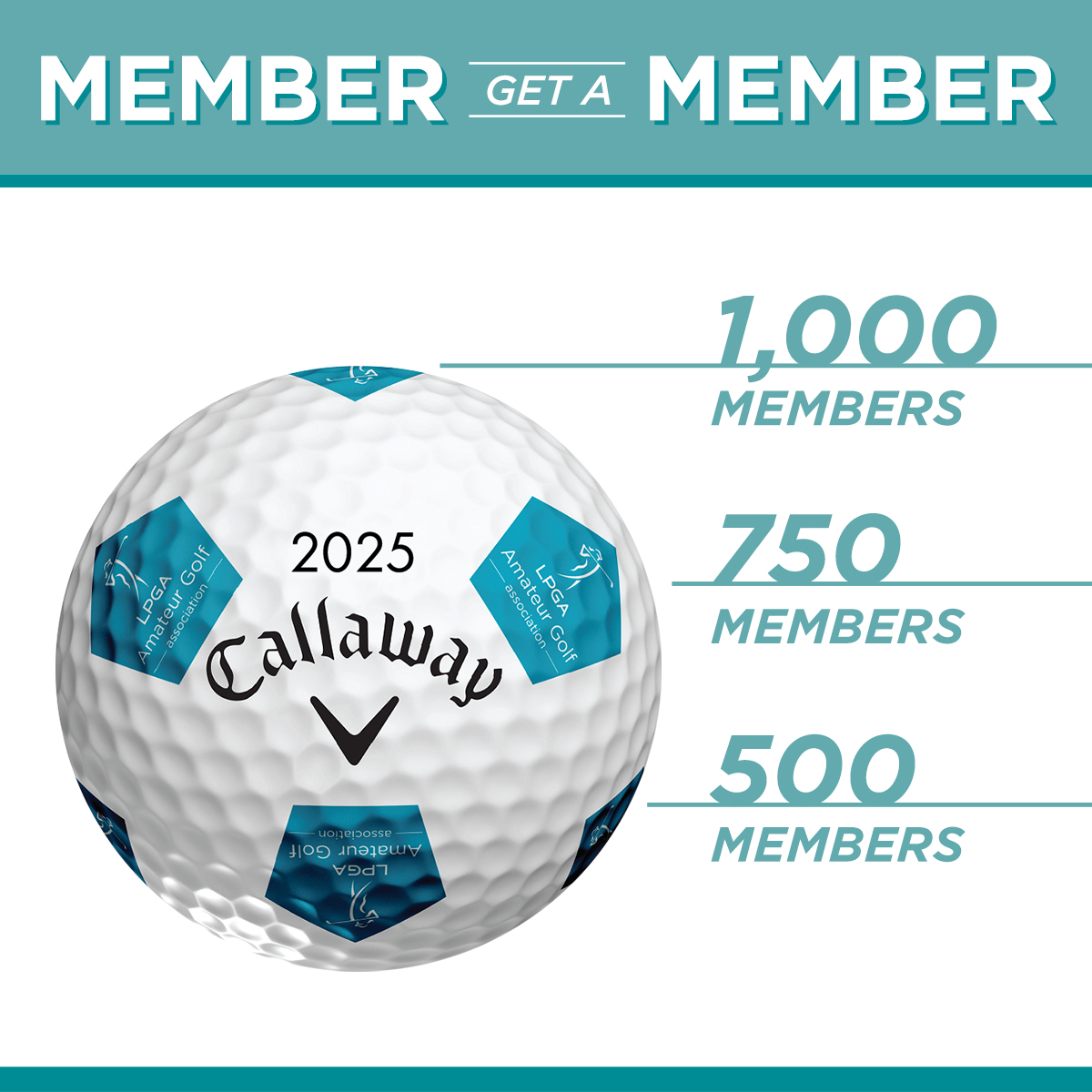 Member Get a Member 2025 Callaway Golf - initial Graphic