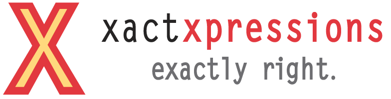 Xact Xpressions Logo - 188x48